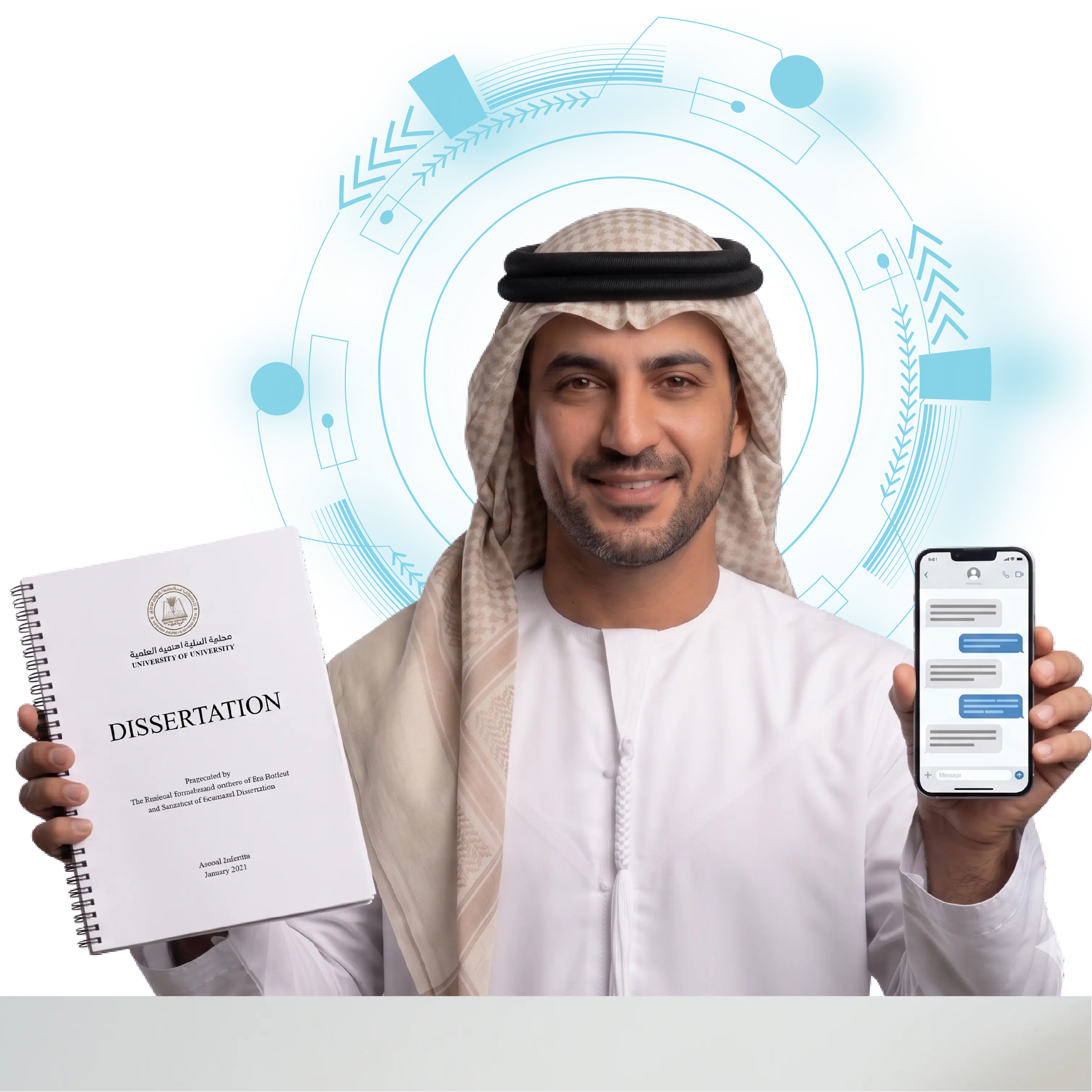 شريكك حتى بعد التسليم.. ومعك حتى يوم المناقشة